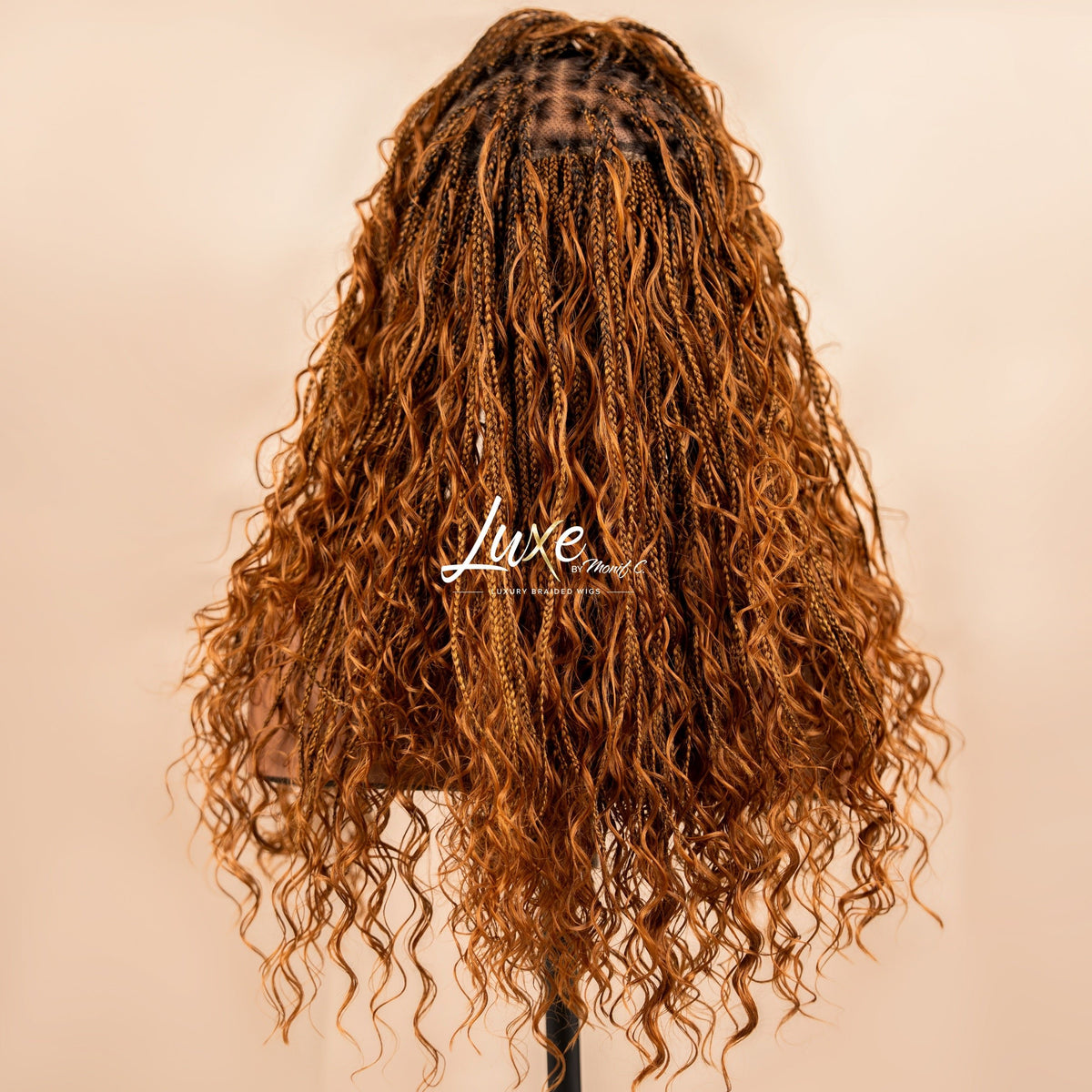 "Joann" HD 7X7 Closure Human Hair Boho Braided Wig - 27/30/33 Mix - Luxury HD Braided Wigs for Black Women